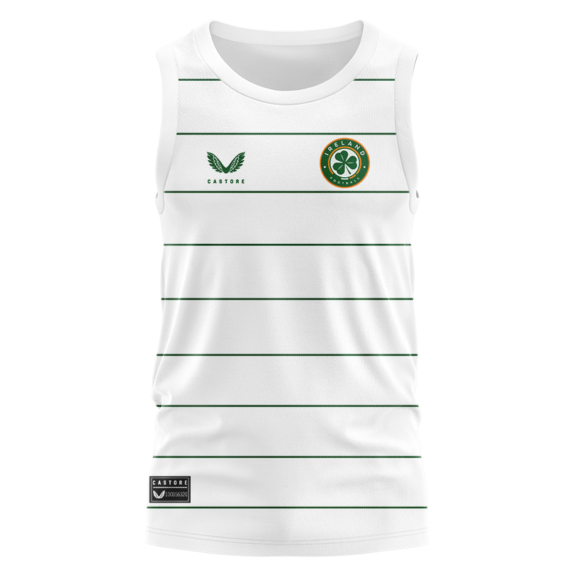 Men's Ireland GAA 2023 White Sleeveless Jersey