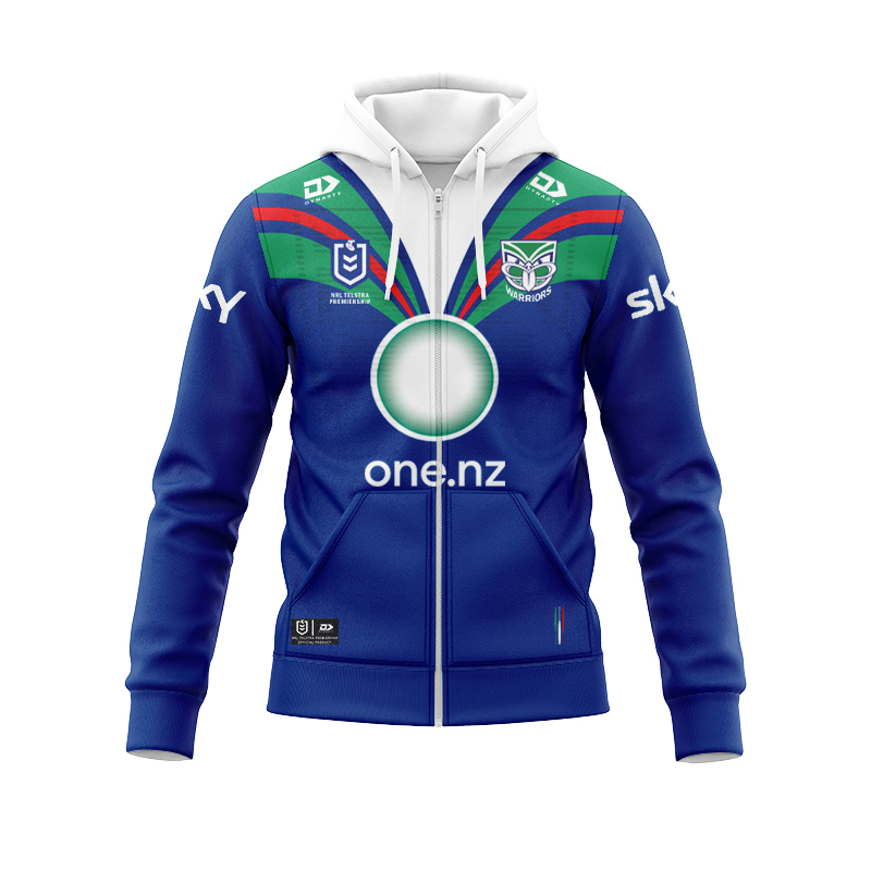 NRL New Zealand Warriors 2024 Players Fit Home Zipper Hoodie