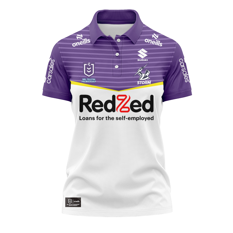 Women's NRL Melbourne Storm 2024 Away Polo Shirt