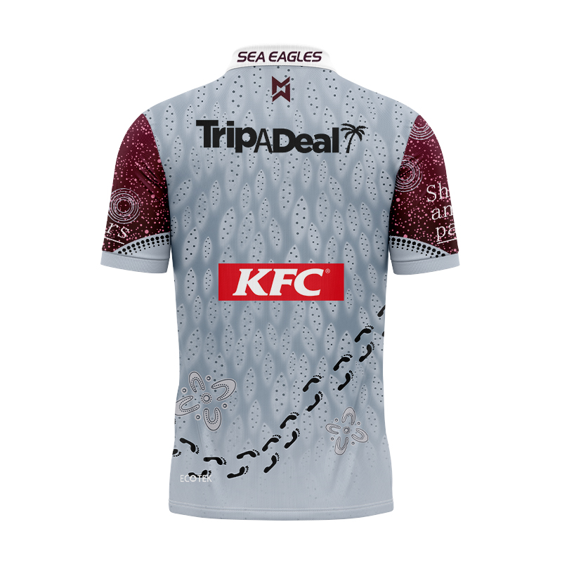 NRL Manly Warringah Sea Eagles 2024 Indigenous Polo Shirt