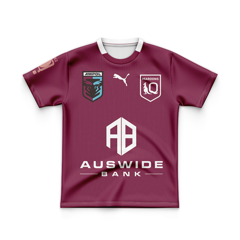 Kid's QLD Maroons 2023 Home Jersey