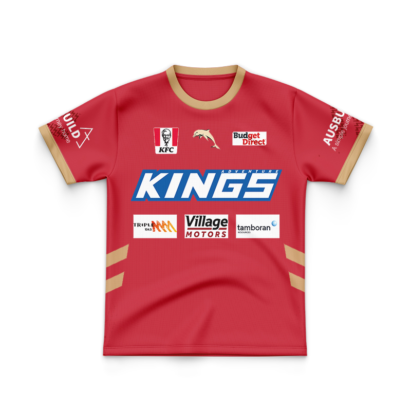 Kid's Dolphins 2023 Training Jersey Red