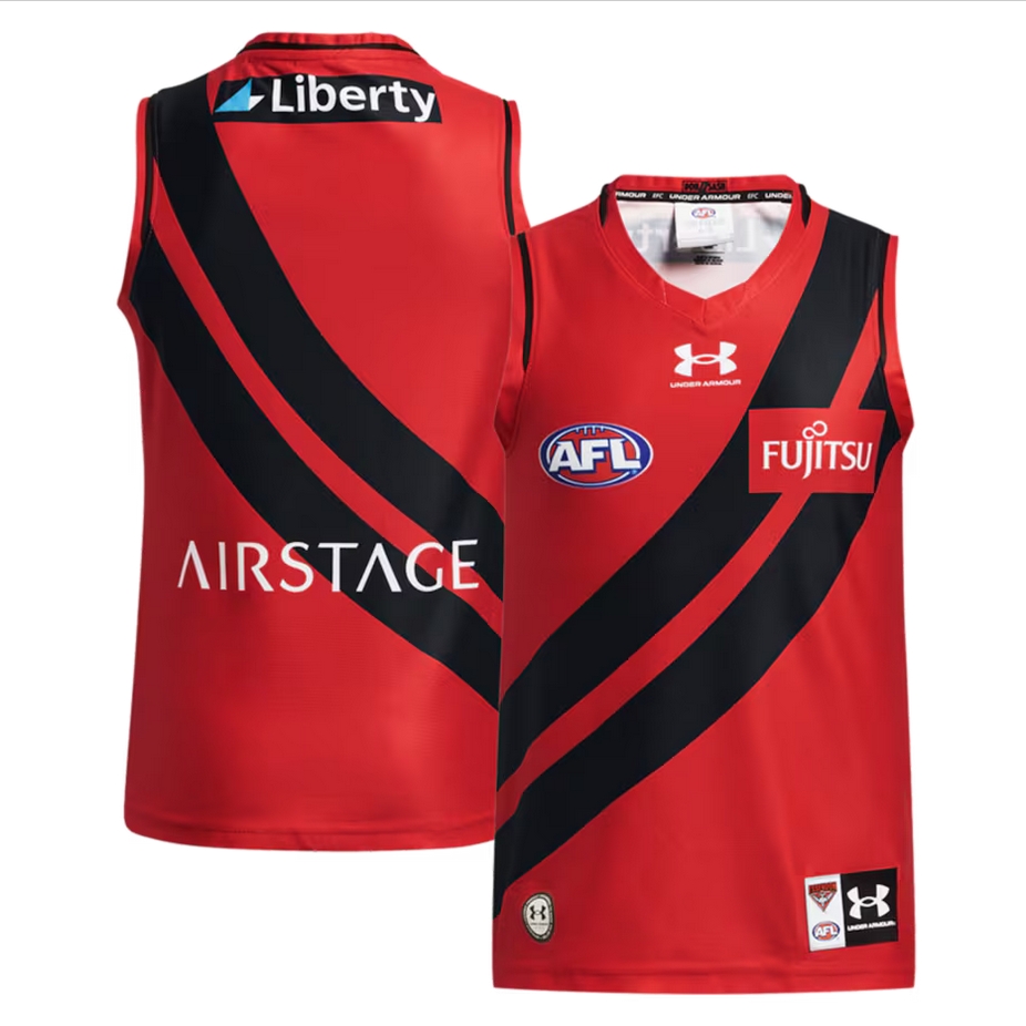 AFL Essendon Bombers 2024 Away Guernsey