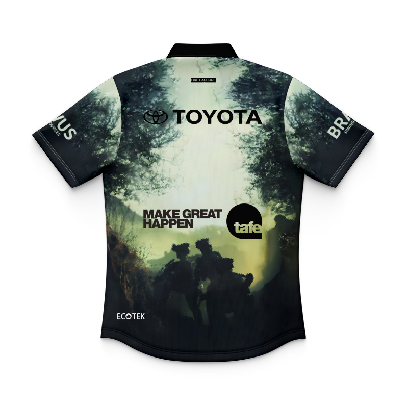 Kid's NRL North Queensland Cowboys 2024 ANZAC Polo Shirt