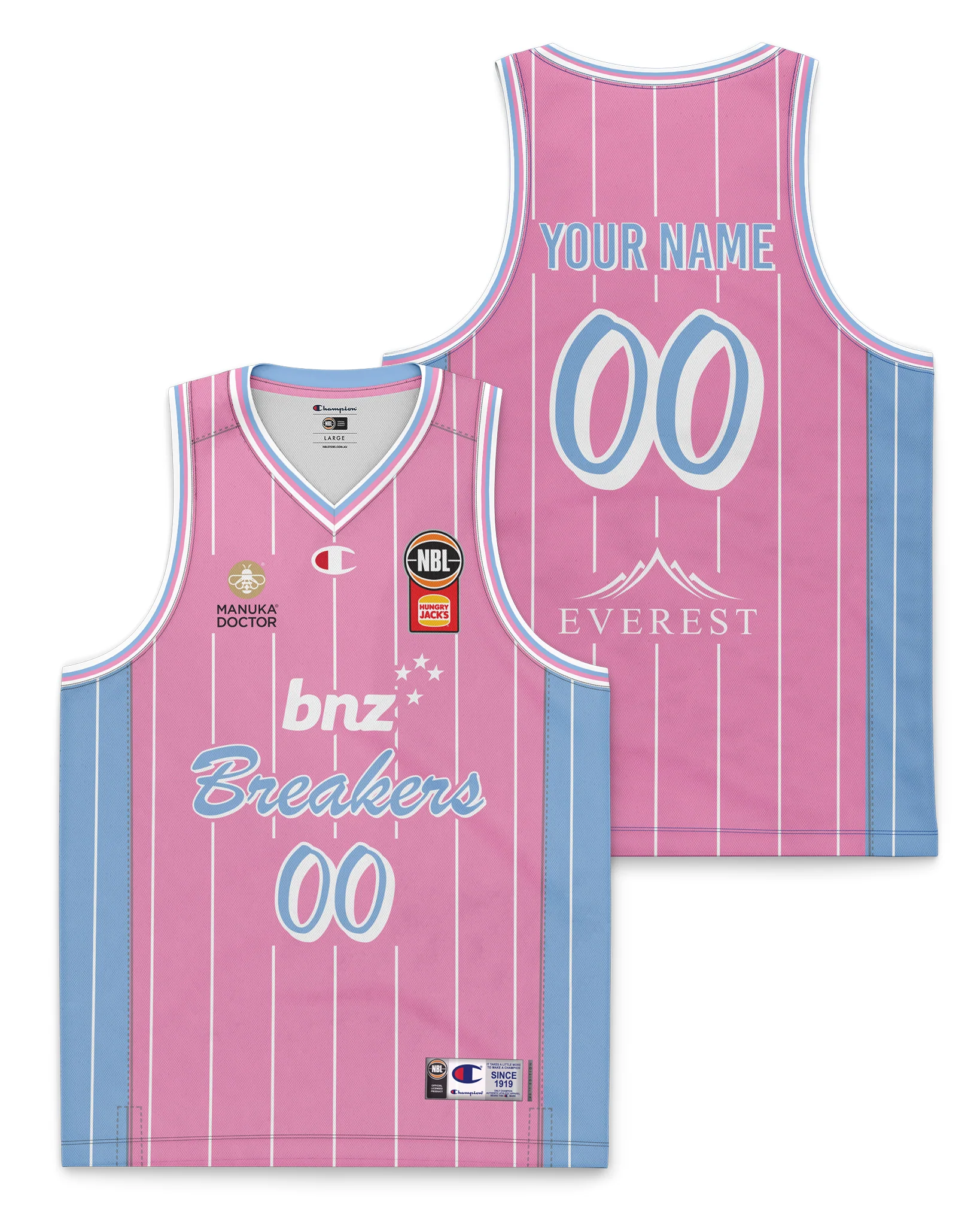 New Zealand Breakers 24/25 Youth HoopsFest Jersey - Personalised