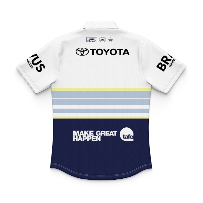 Kid's NRL North Queensland Cowboys 2025 Away Polo Shirt