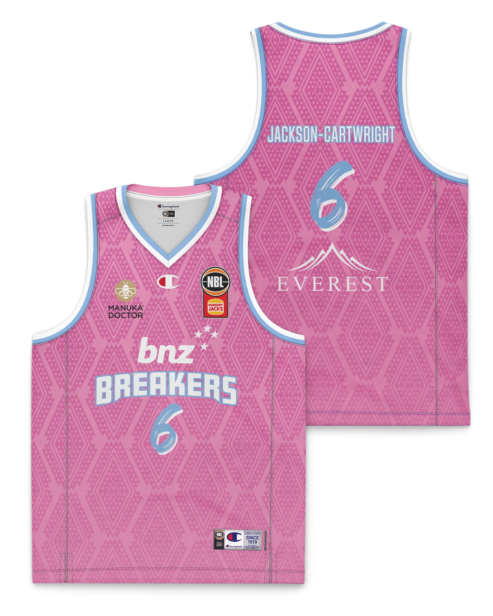 New Zealand Breakers 24/25 Primary Jersey - Parker Jackson-Cartwright