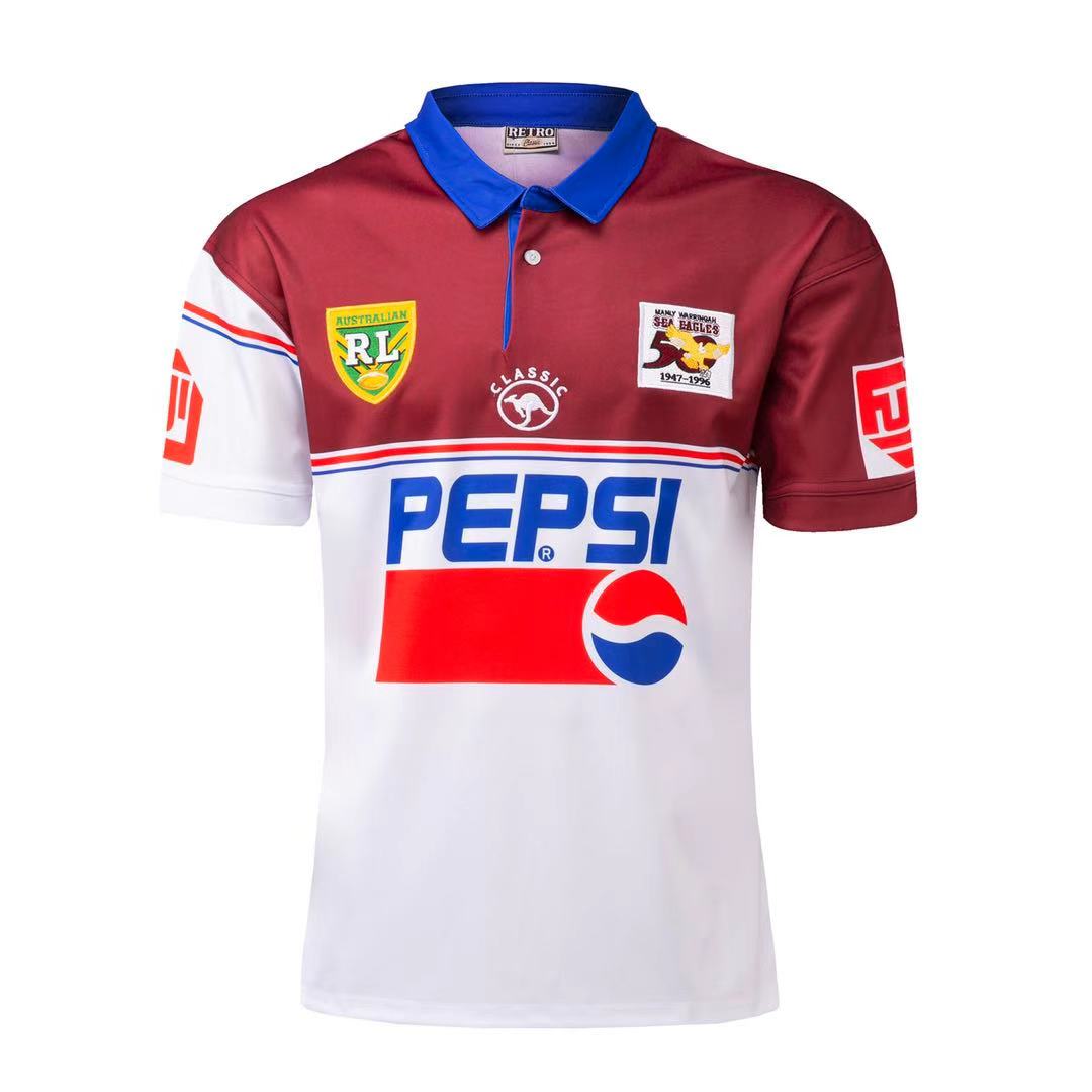NRL Manly Warringah Sea Eagles 1996 Retro Jersey