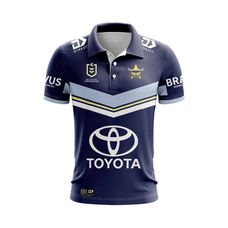 NRL North Queensland Cowboys 2024 Home Polo Shirt