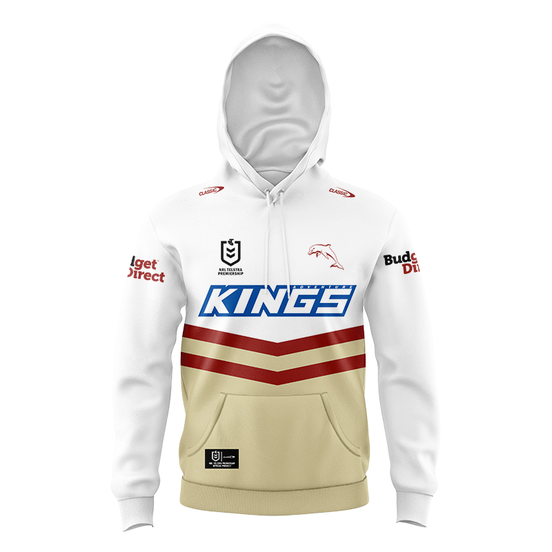 Kid's NRL Dolphins 2024 Away Hoodie