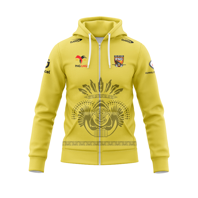 Papua New Guinea Kumuls 2024 Zipper Hoodie