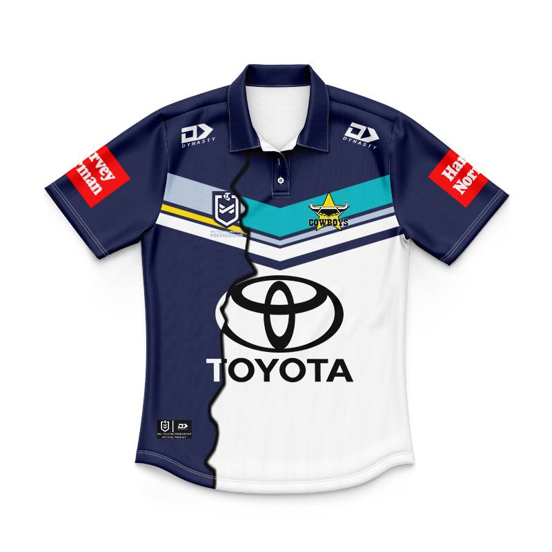 Kid's NRLW North Queensland Cowboys 2024 Mix Polo Shirt