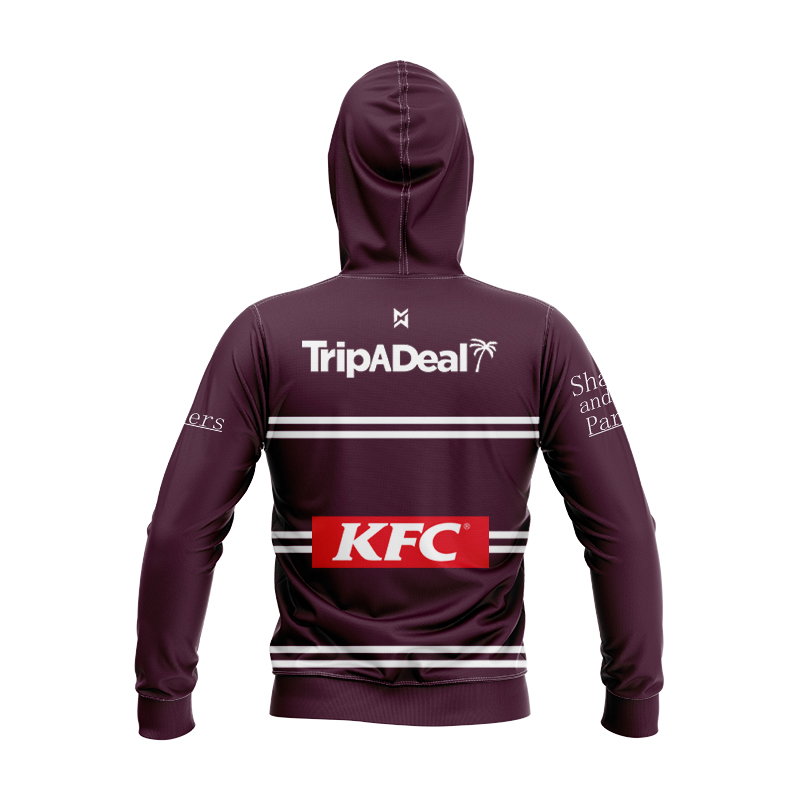 Kid's NRL Manly Warringah Sea Eagles 2025 Home Hoodie