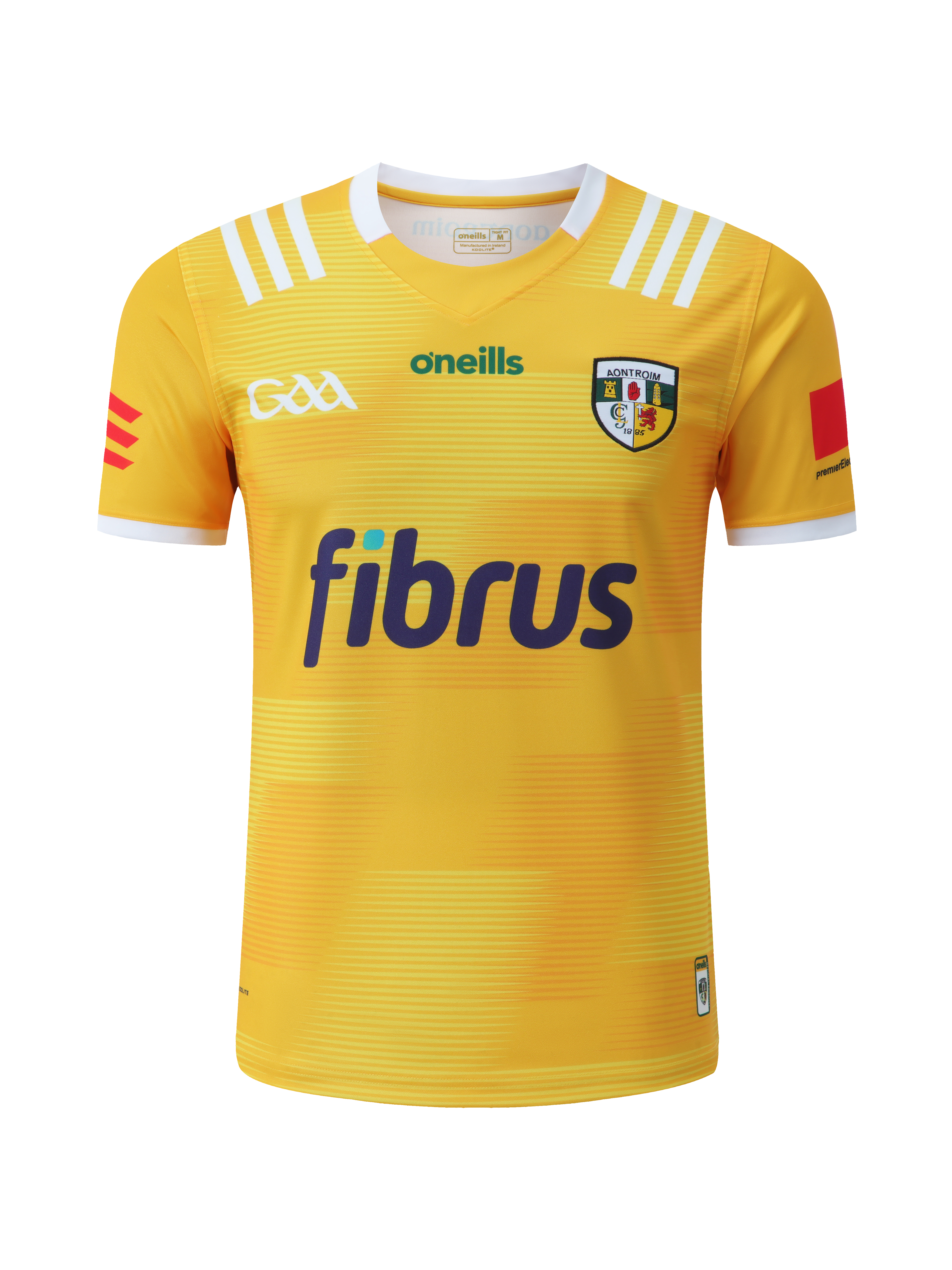 Men's Antrim GAA 2-Stripe 2023 Home Jersey