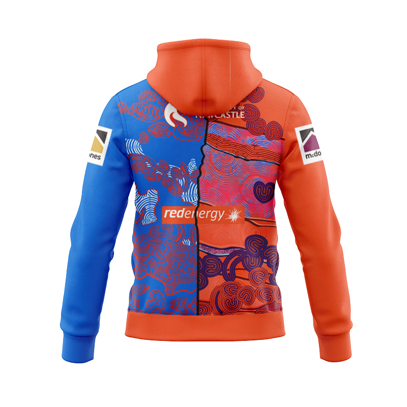 NRL Newcastle Knights 2024 Mix Zipper Hoodie