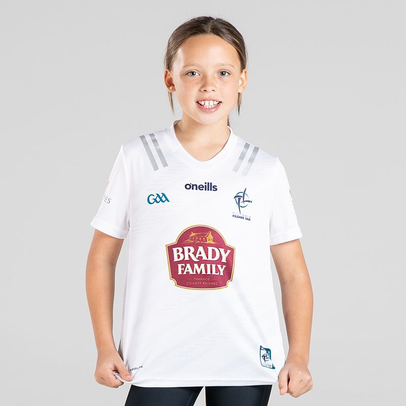 Kid's Kildare GAA 2023 2 Stripe Home Jersey