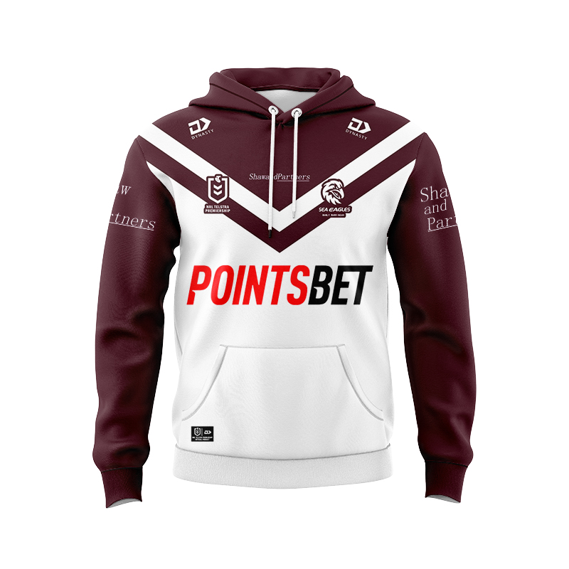 NRL Manly Warringah Sea Eagles 2024 Away Hoodie