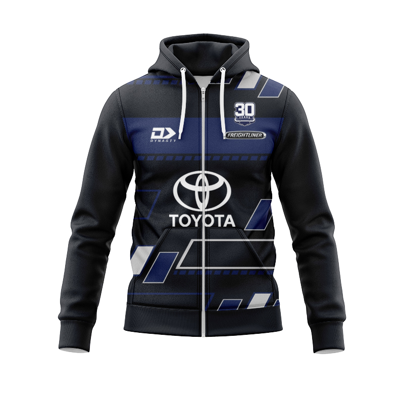 NRL North Queensland Cowboys 2025 Black Training Zipper Hoodie