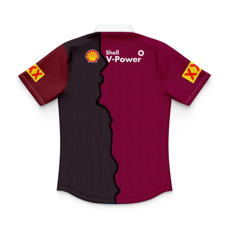 Kid's NRL QLD Maroons 2024 Mix Polo Shirt