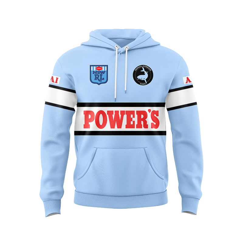 NRL Cronulla-Sutherland Sharks 1992 Retro Hoodie