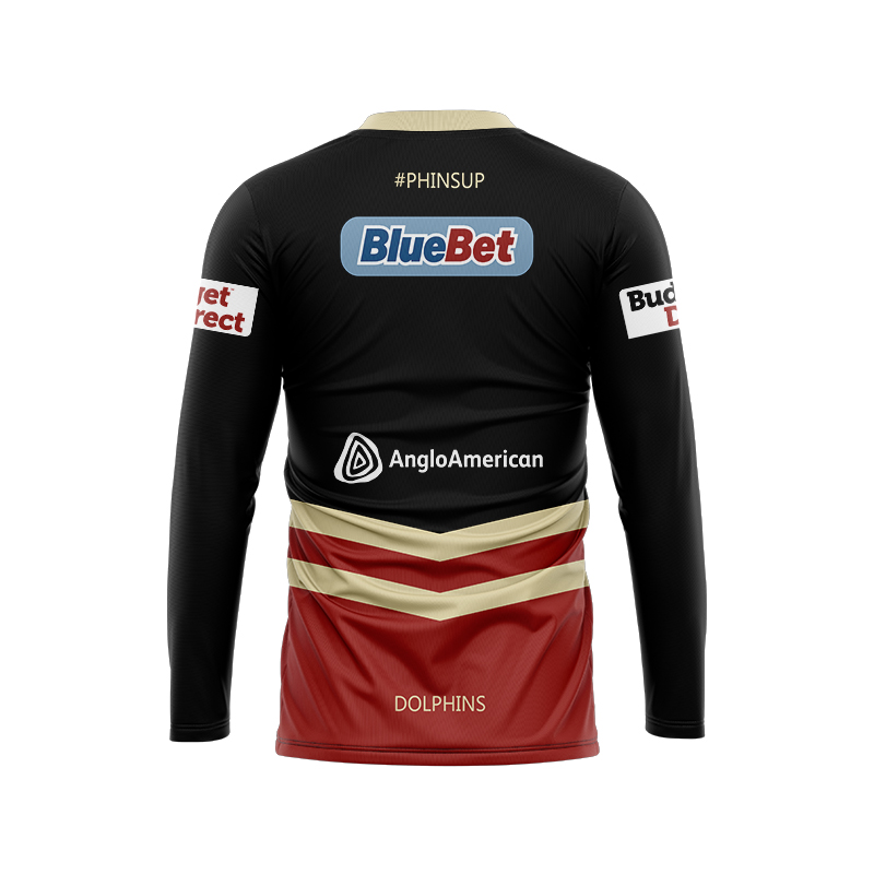 NRL Dolphins 2024 Long Sleeve Training Jersey