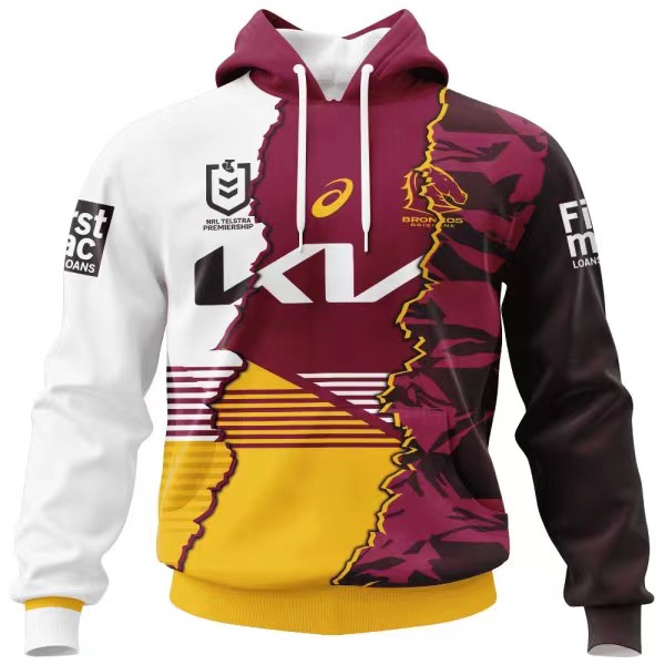 NRL Brisbane Broncos 2024 Mix Hoodie