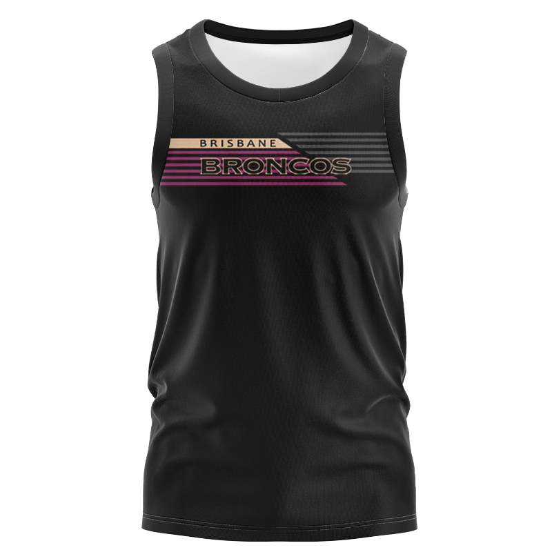 NRL Brisbane Broncos 2024 Travel Singlet