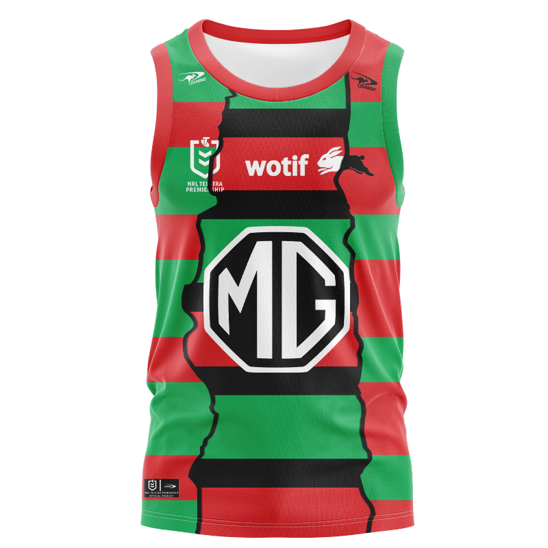 NRL South Sydney Rabbitohs 2024 Mix Singlet
