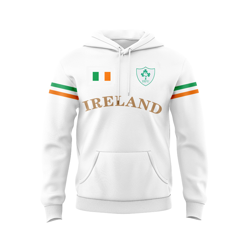Men's Ireland GAA White Hoodie