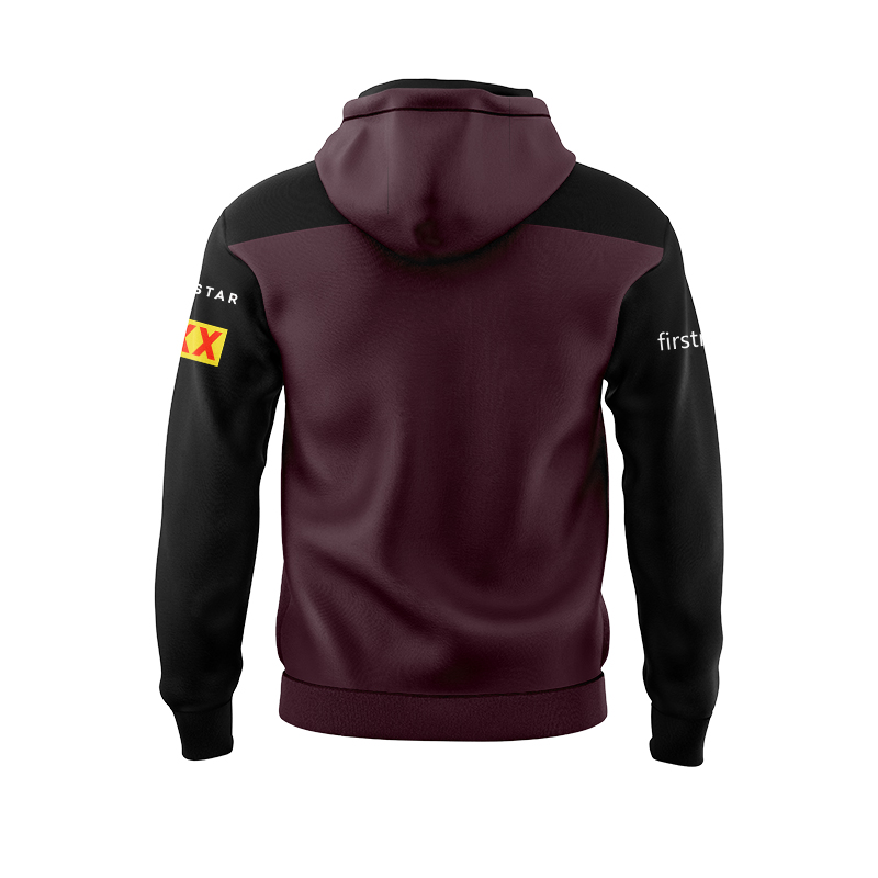 NRL Brisbane Broncos 2025 Maroon Training Hoodie