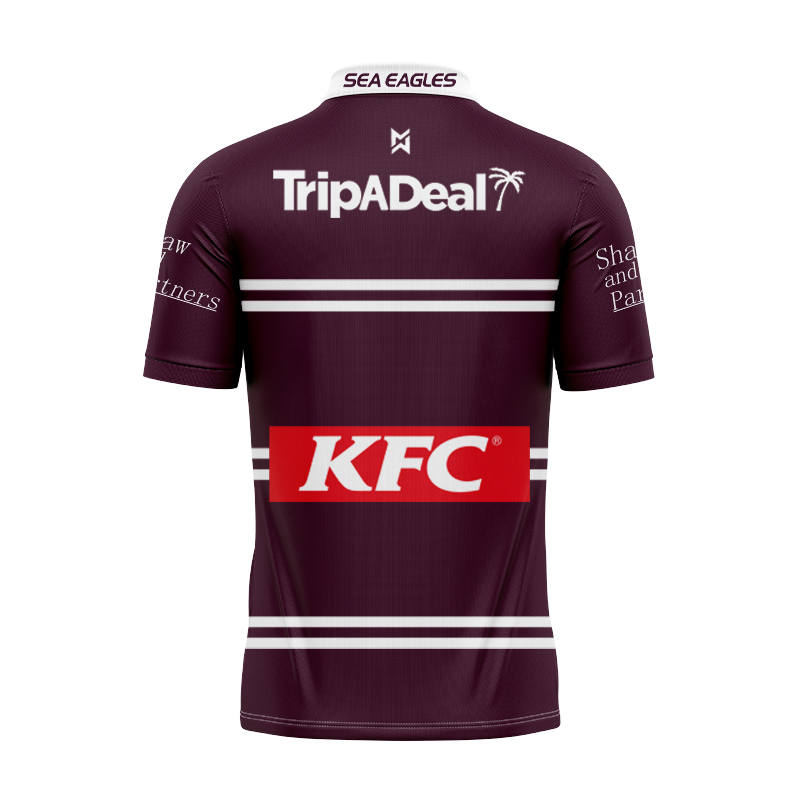 NRL Manly Warringah Sea Eagles 2025 Home Polo Shirt
