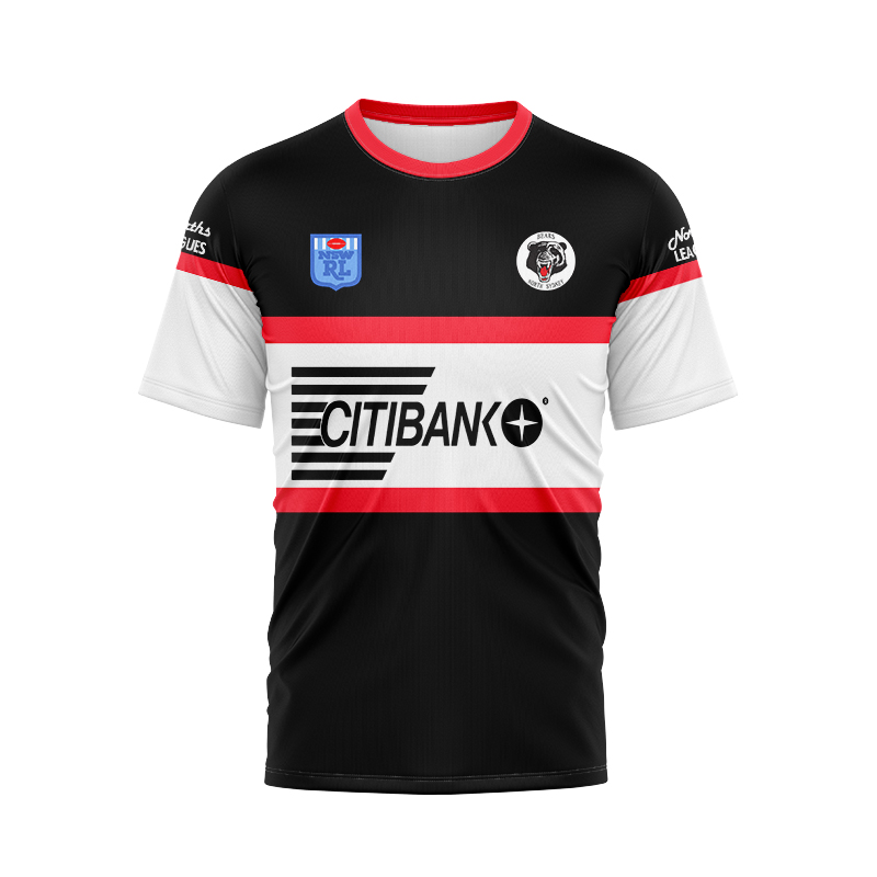 North Sydney Bears 1992 Round Retro Jersey
