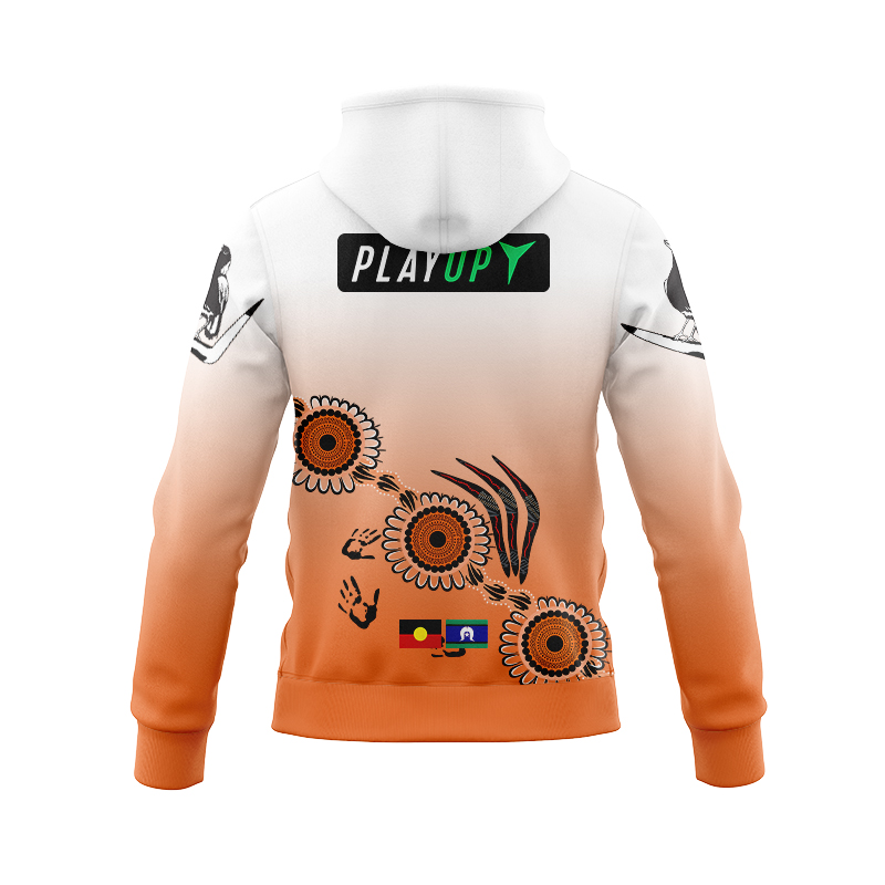 NRL Wests Tigers 2024 Indigenous Zipper Hoodie