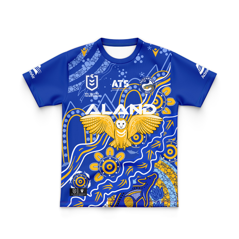 Kid's NRL Parramatta Eels 2024 Indigenous Jersey