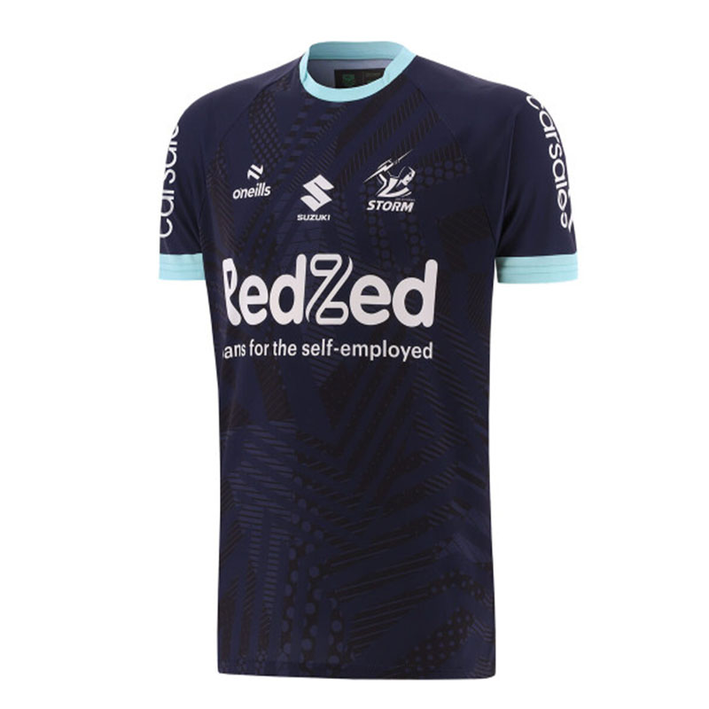 NRL Melbourne Storm 2024 Blue Training Jersey