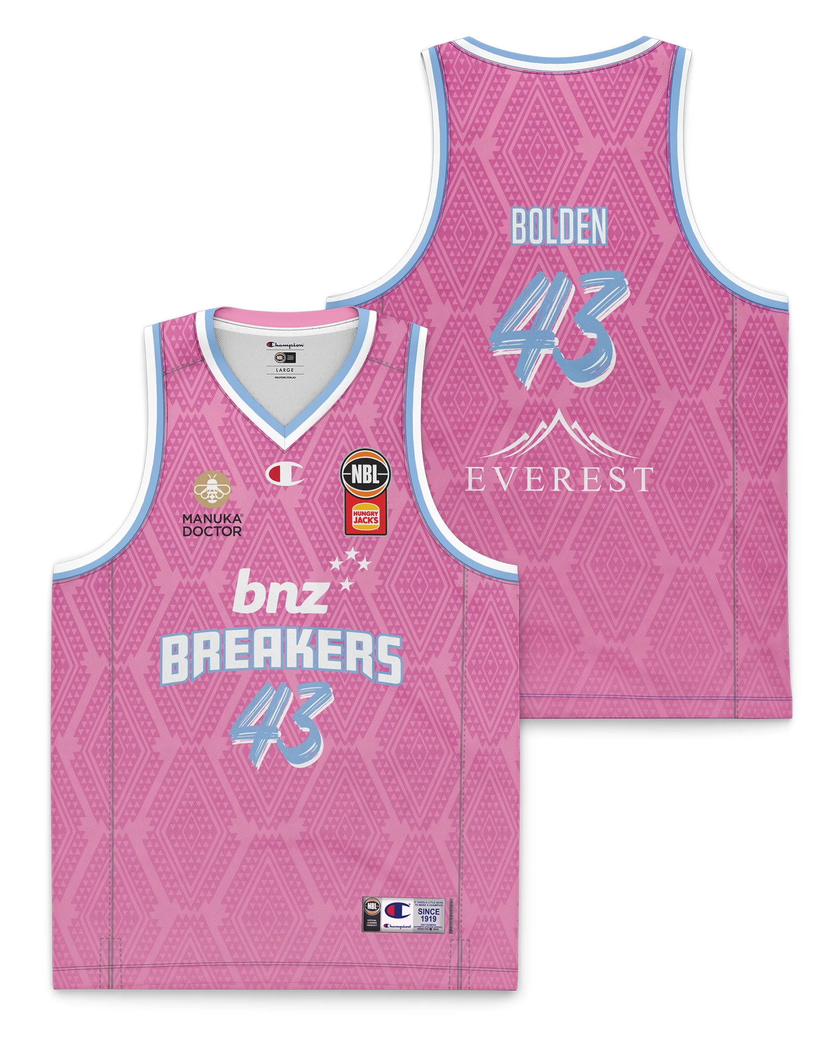 New Zealand Breakers 24/25 Primary Jersey - Jonah Bolden