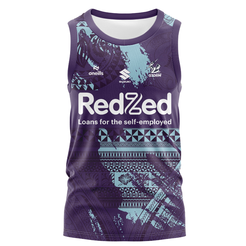 NRL Melbourne Storm 2024 Multicultural Singlet