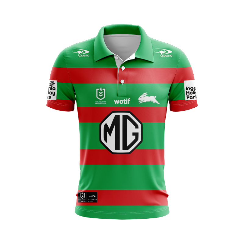 NRL South Sydney Rabbitohs 2024 Away Polo Shirt