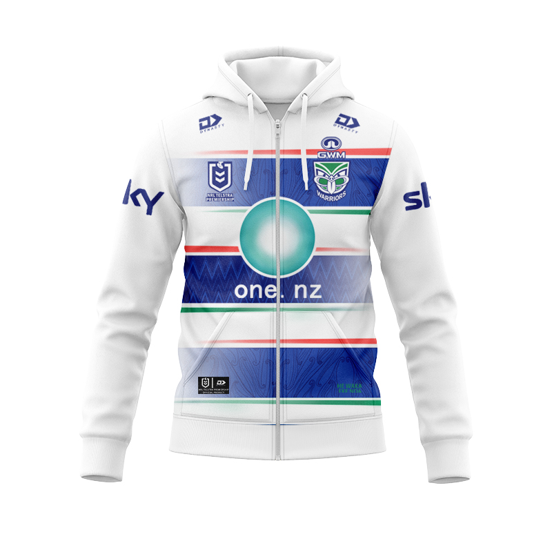 NRL New Zealand Warriors 2025 Away Zipper Hoodie