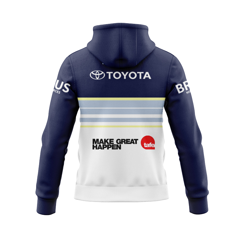 NRL North Queensland Cowboys 2025 Home Zipper Hoodie