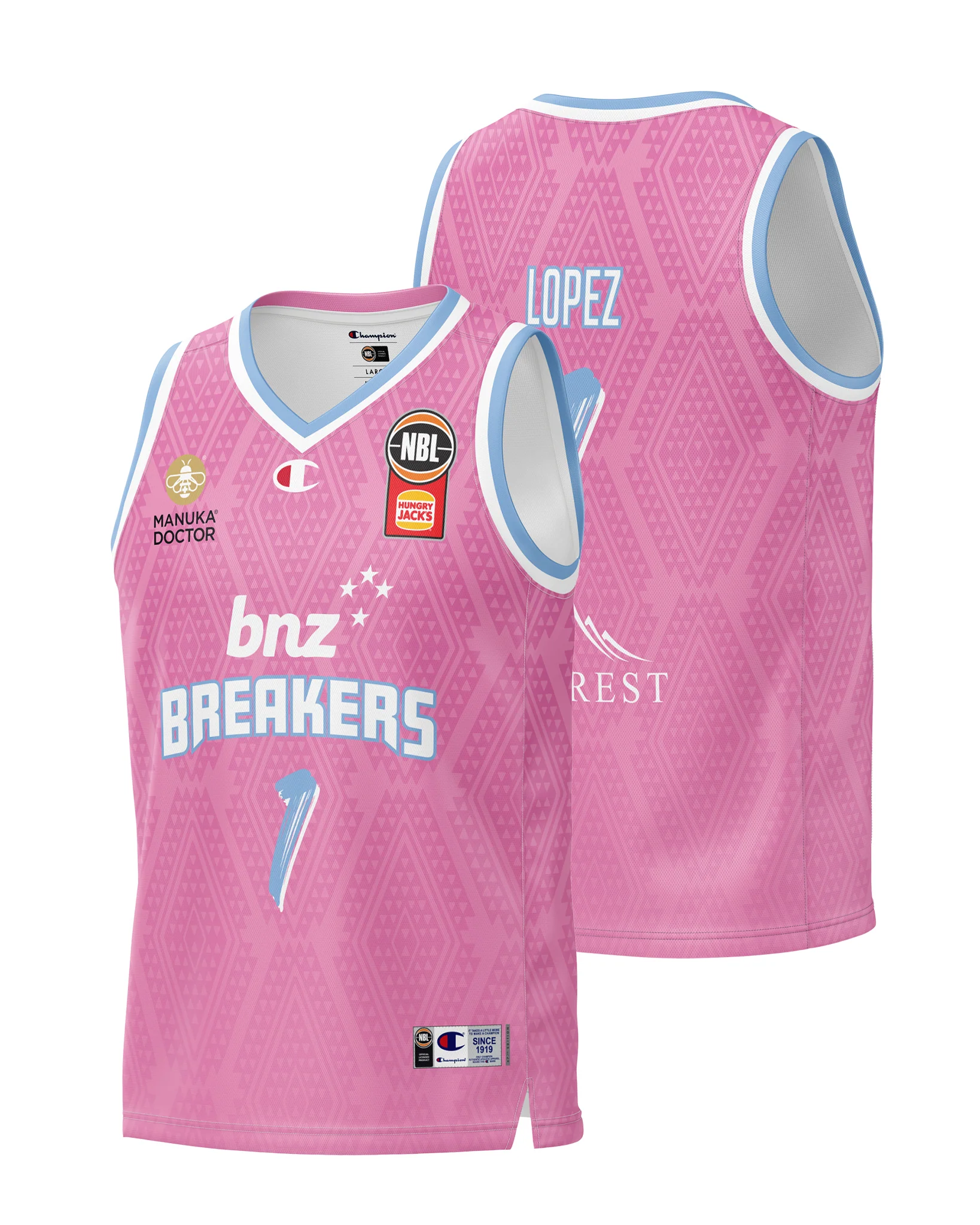 New Zealand Breakers 24/25 Primary Jersey - Karim Lopez