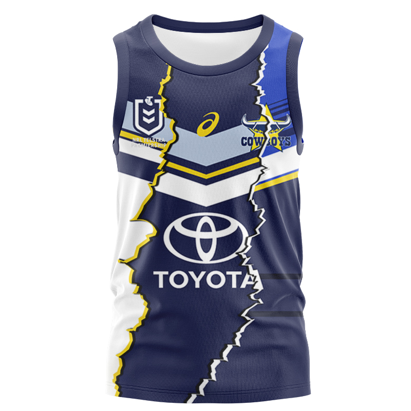 NRL North Queensland Cowboys 2024 Mix Singlet