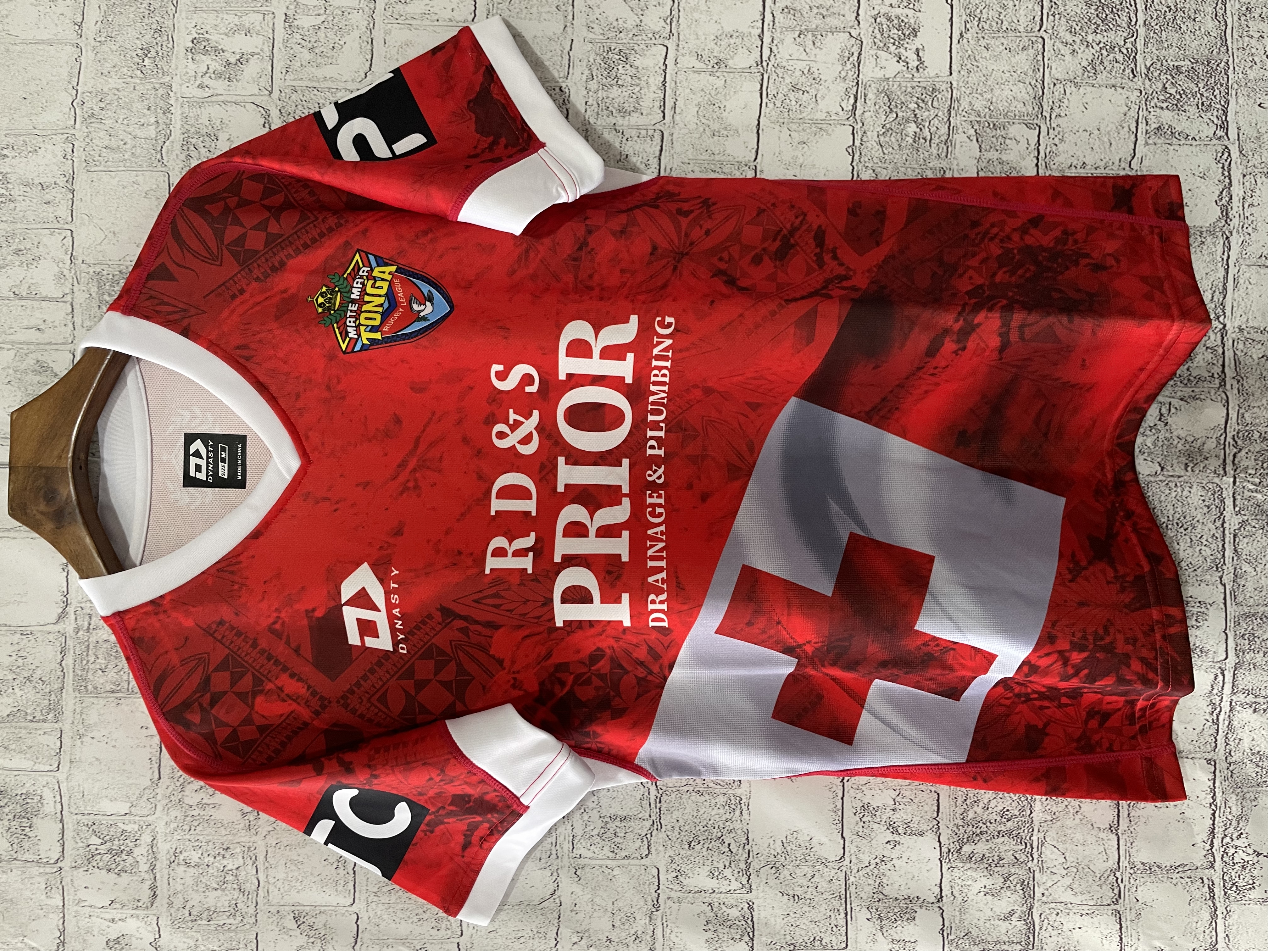 Tonga Rugby 2022 Home Jersey