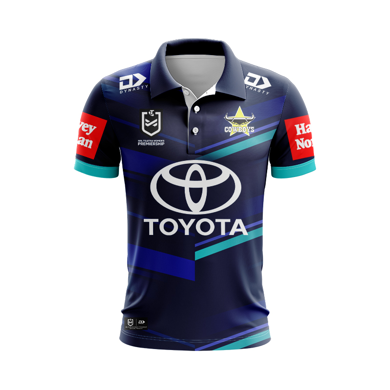 NRLW North Queensland Cowboys 2024 Women in League Polo Shirt
