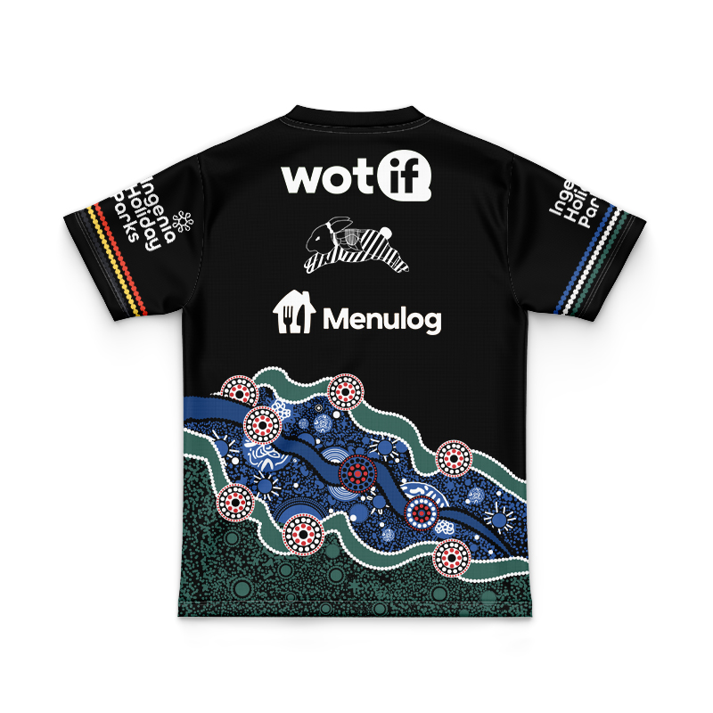 Kid's NRL South Sydney Rabbitohs 2024 Indigenous Training Jersey