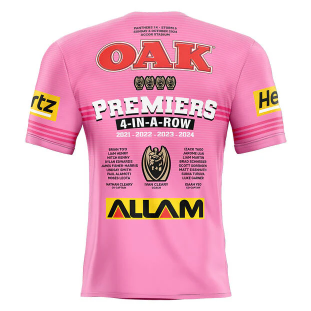 NRL Penrith Panthers Premiers 2024 Jersey
