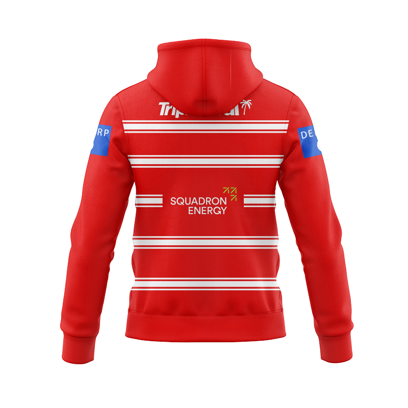 NRL St George Illawarra Dragons 2024 Away Zipper Hoodie
