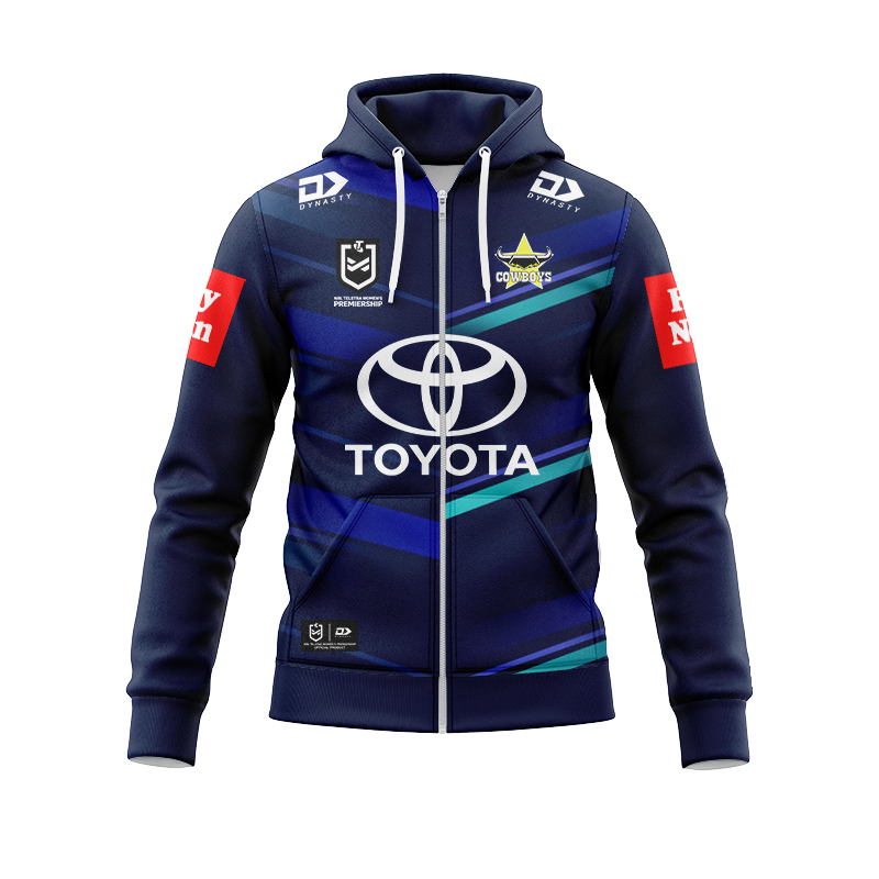 NRLW North Queensland Cowboys 2024 Women in League Zipper Hoodie