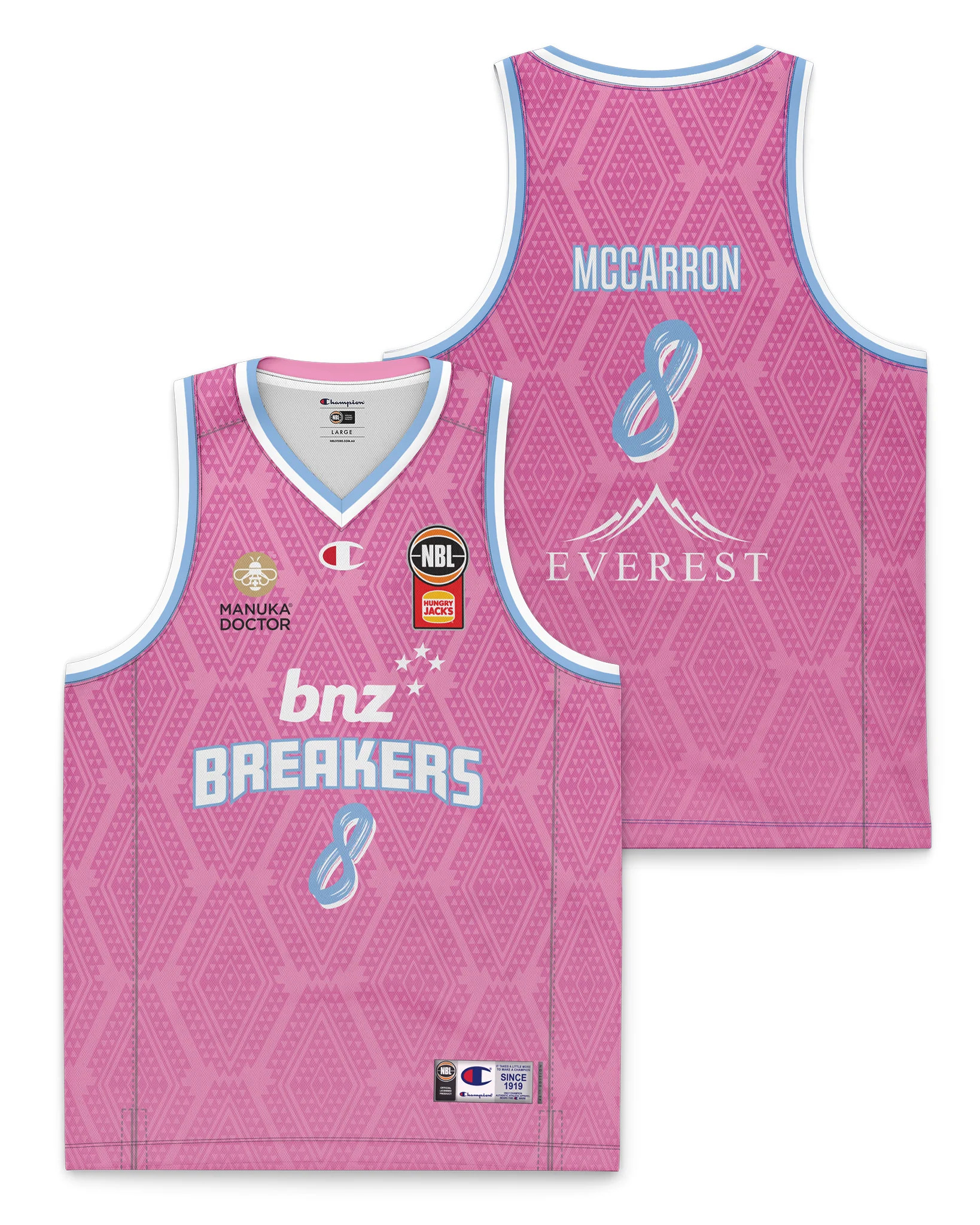 New Zealand Breakers 24/25 Primary Jersey - Mitch McCarron