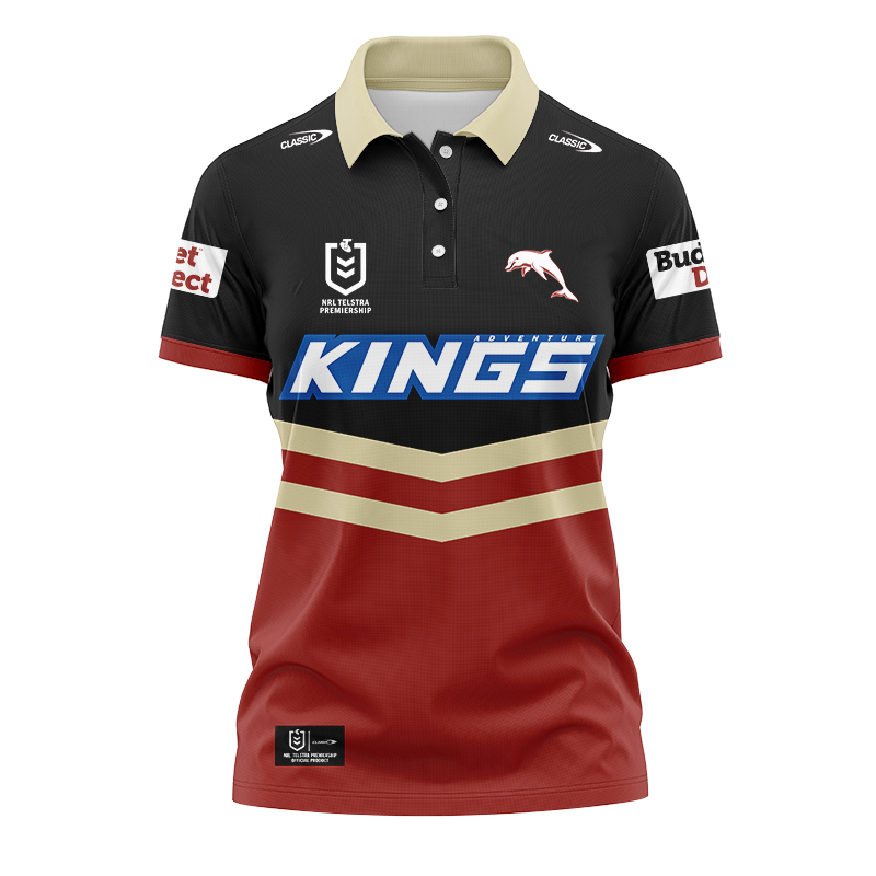 Women's NRL Dolphins 2024 Training Polo Shirt